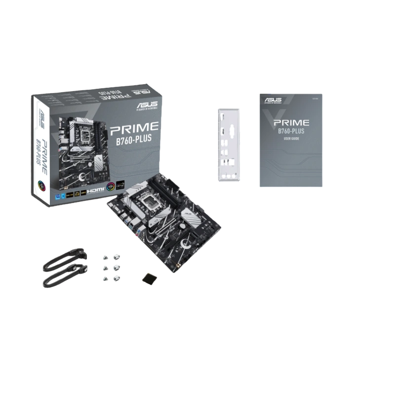 Материнская плата ASUS PRIME B760-PLUS (90MB1EF0-M1EAY0) 2 x кабель SATA, документация, задняя планка