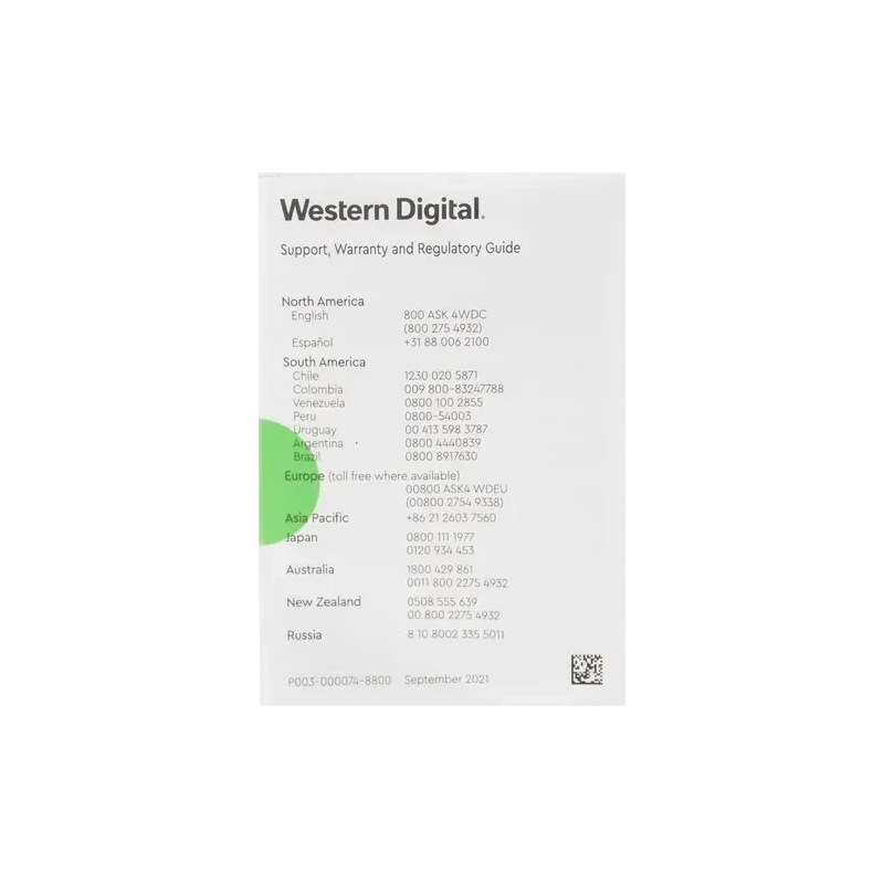 Твердотельный накопитель Western Digital 2000 Gb Green (WDS200T3G0C)
