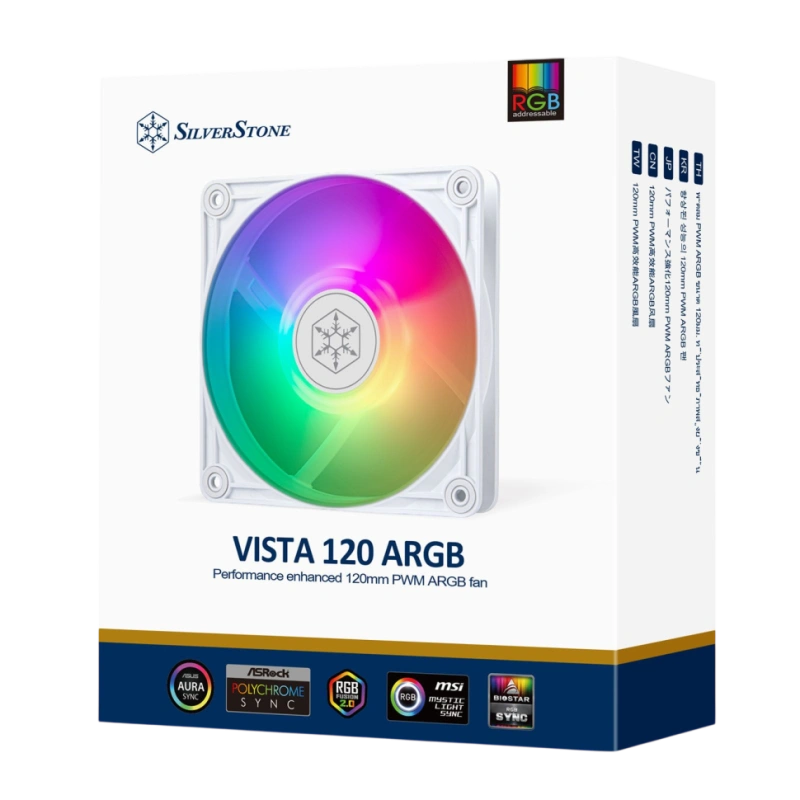 Вентилятор для корпуса SilverStone VS120W-ARGB G52VS120WARGB20 PWM