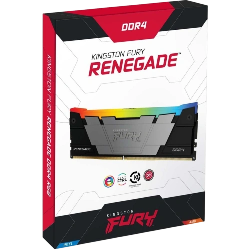 Оперативная память 16 Gb 3200 MHz Kingston FURY Renegade RGB Black XMP (KF432C16RB12A/16)