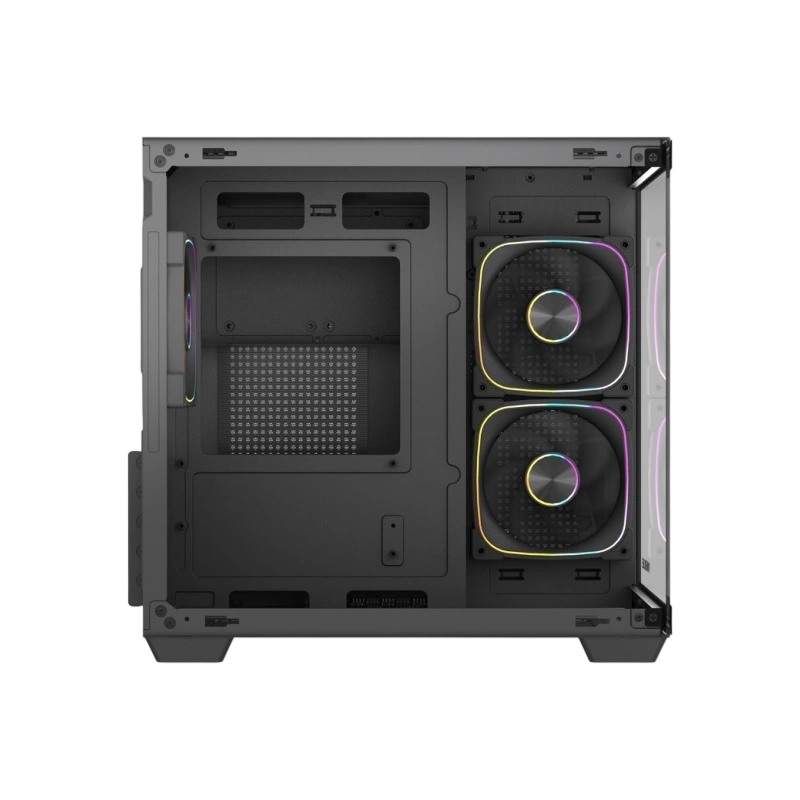 Компьютерный корпус Powercase Vision Micro M5CB TG ARGB Black (CVMM5CHB-A3)