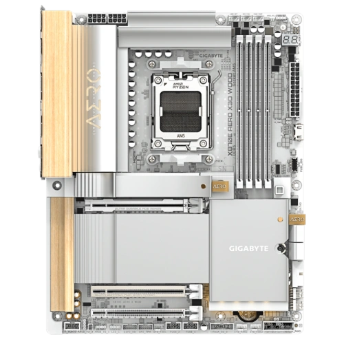 Материнская плата Gigabyte X870E AERO X3D WOOD