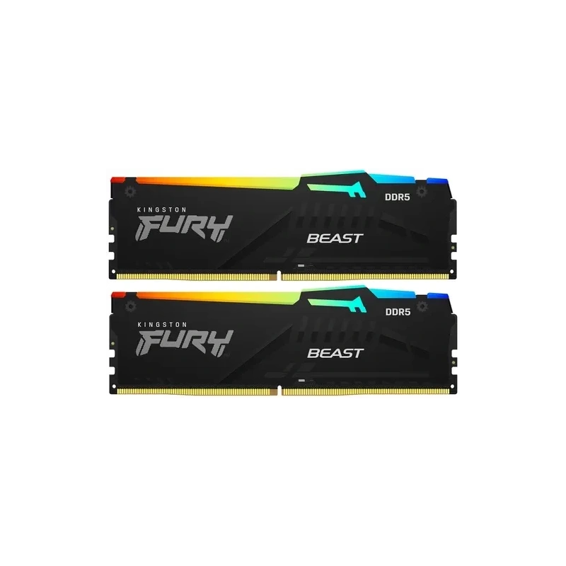 Оперативная память 16 Gb 5600 MHz Kingston FURY Beast RGB (KF556C40BBAK2-16)