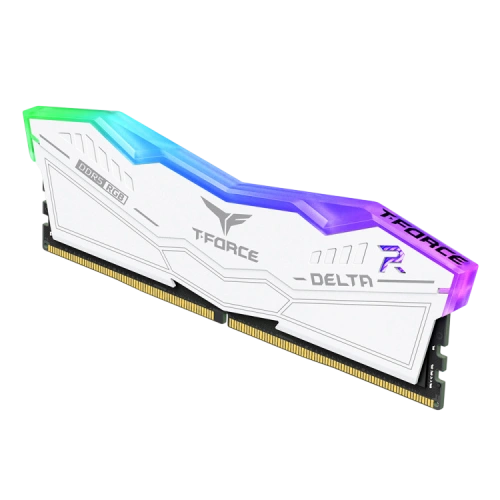 Оперативная память 64 Gb 6000 MHz Team Group T-FORCE DELTA RGB White (FF4D564G6000HC38GDC01)