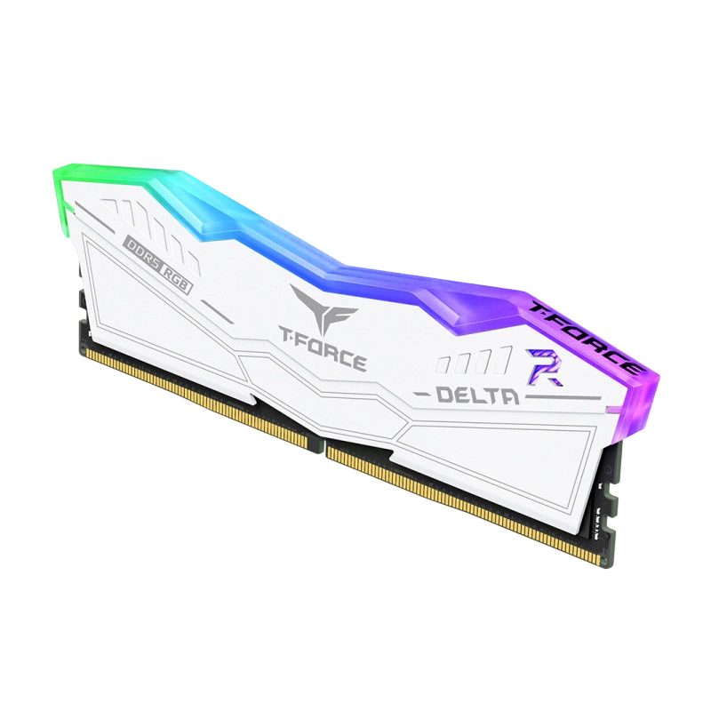 Оперативная память 64 Gb 6000 MHz Team Group T-FORCE DELTA RGB White (FF4D564G6000HC38GDC01)