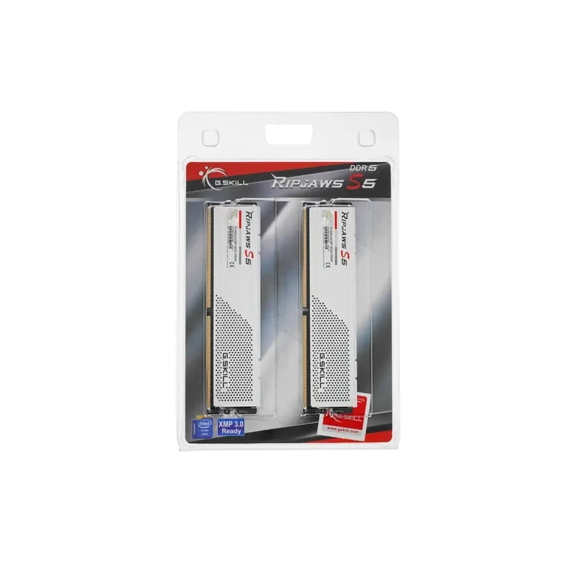 Оперативная память 32 Gb 6000 MHz G.Skill RIPJAWS S5 White (F5-6000J3238F16GX2-RS5W)
