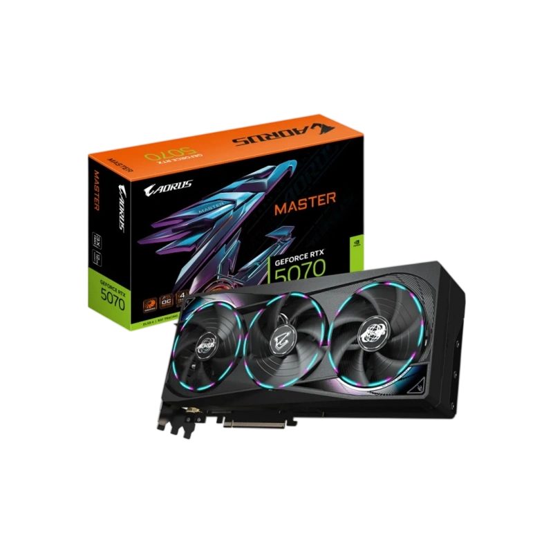Видеокарта Gigabyte (GV-N5070AORUS M-12GD) GeForce RTX 5070 12GB AORUS MASTER