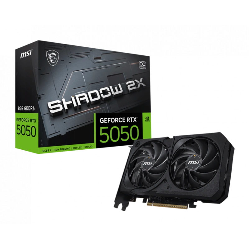Видеокарта MSI (G5050-8S2C) GeForce RTX 5050 8G SHADOW 2X OC
