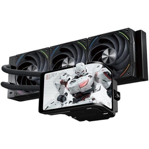 Система жидкостного охлаждения для процессора Thermalright Wonder Vision 360 Turbo ARGB Black (TRWV360TAB)