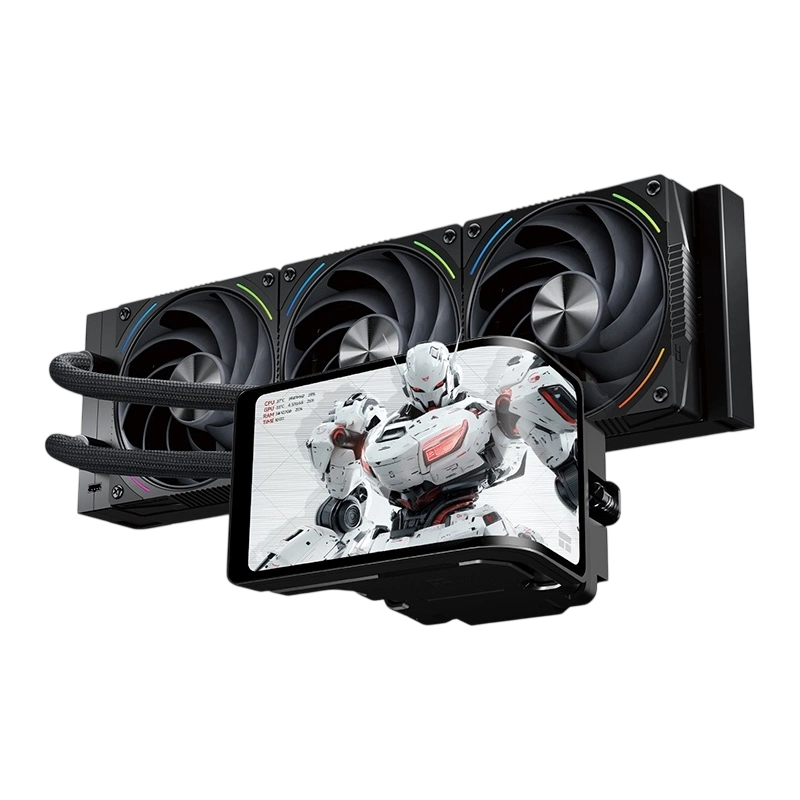 Система жидкостного охлаждения для процессора Thermalright Wonder Vision 360 Turbo ARGB Black (TRWV360TAB)