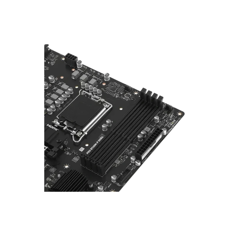 Материнская плата MSI PRO B760M-P DDR4 документация, задняя планка, кабель SATA, крепеж для разъема M.2