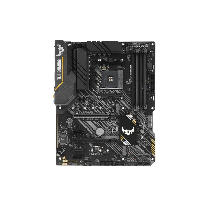 Материнская плата ASUS TUF GAMING B450-PLUS II 2 x кабель SATA, диск с ПО, документация, задняя планка, крепеж для разъема M.2
