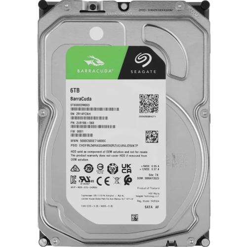 Жесткий диск Seagate 6000 Gb BARRACUDA (ST6000DM003)