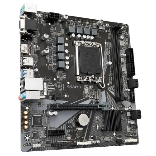 Материнская плата Gigabyte H610M H 2 x кабель SATA, документация, задняя планка