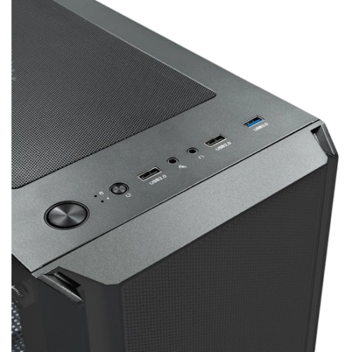 Компьютерный корпус XASTRA A402M 4FRGB Black (A402M-4FC12F-BK)