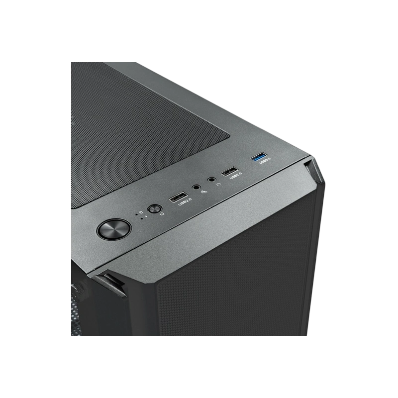Компьютерный корпус XASTRA A402M 4FRGB Black (A402M-4FC12F-BK)