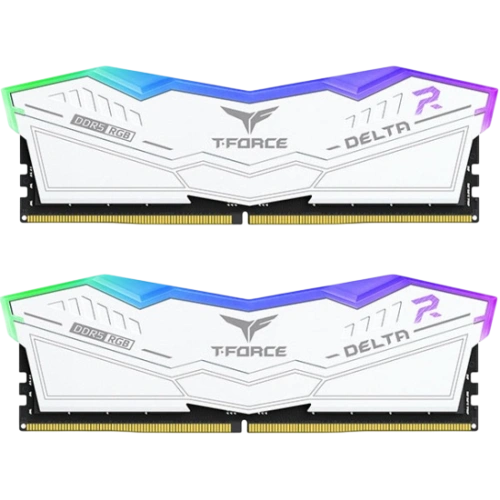 Оперативная память 32 Gb 6000 MHz Team Group T-FORCE DELTA RGB White (FF4D532G6000HC28ADC01)