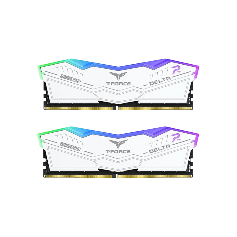 Оперативная память 32 Gb 6000 MHz Team Group T-FORCE DELTA RGB White (FF4D532G6000HC28ADC01)