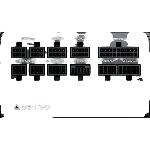 Блок питания Montech 750W CENTURY G5 Black (CENTURYG5750) 16 Pin (PCIe 5.0 Connector Cable Details)