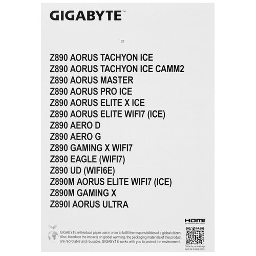 Материнская плата Gigabyte Z890M GAMING X документация