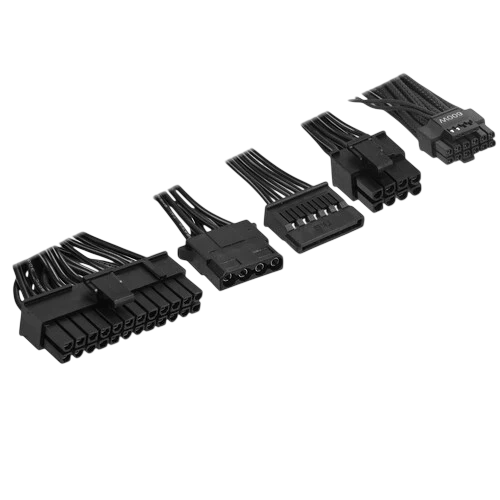 Блок питания 1STPLAYER 850W ACK SILVER Black (HA-850BA7-BK) 16 Pin (PCIe 5.0 Connector Cable Details) документация, комплект крепежа