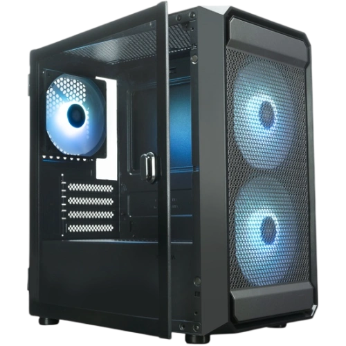 Компьютерный корпус XASTRA A303M 3ARGB-C6 TG Black (A303M-2FC14A-1FC12A-C6-D)