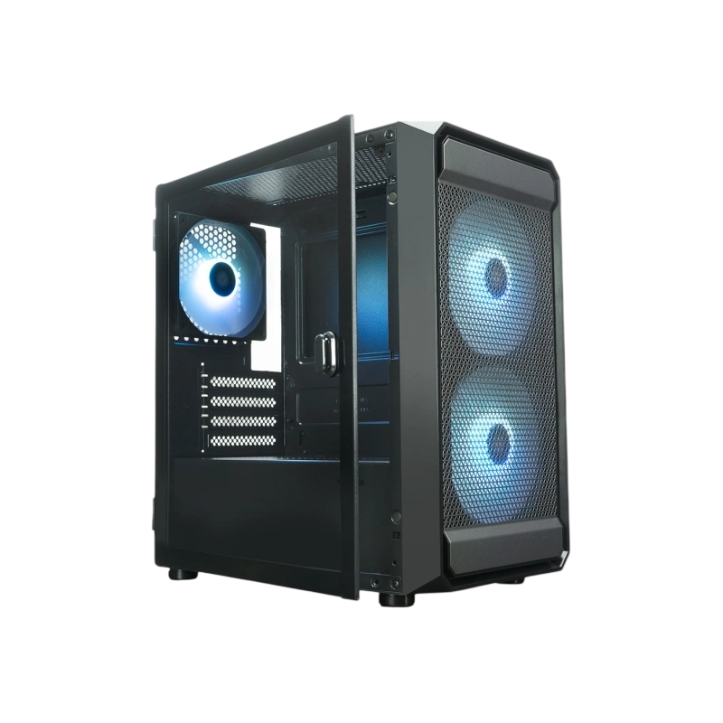Компьютерный корпус XASTRA A303M 3ARGB-C6 TG Black (A303M-2FC14A-1FC12A-C6-D)