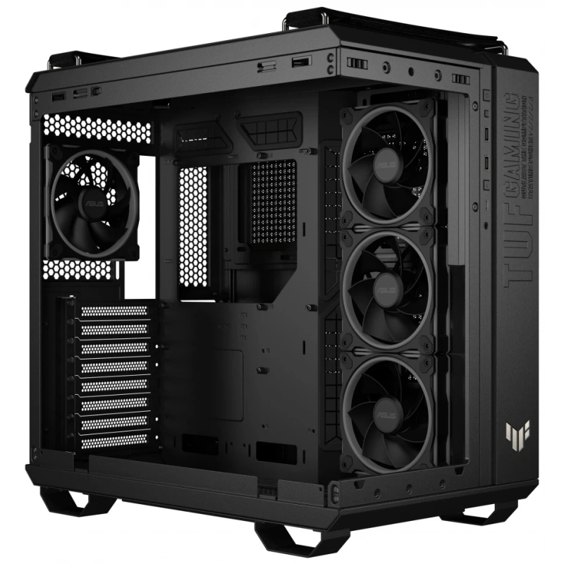 Компьютерный корпус ASUS TUF GAMING GT502 HORIZON TG ARGB Black (90DC0090-B19020) документация, контроллер ARGB, набор крепежа