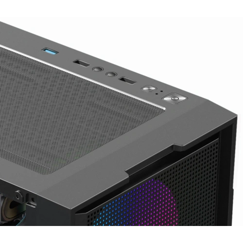 Компьютерный корпус XASTRA A301 4FRGB Black (A301-BK-FC120FRGB-4F-GL)