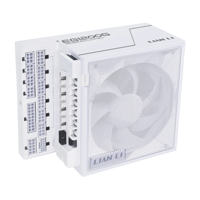 Блок питания Lian Li 1200W EG1200G White (G9P.EG1200G.WH00.RU) 16 Pin (PCIe 5.0 Connector Cable Details)