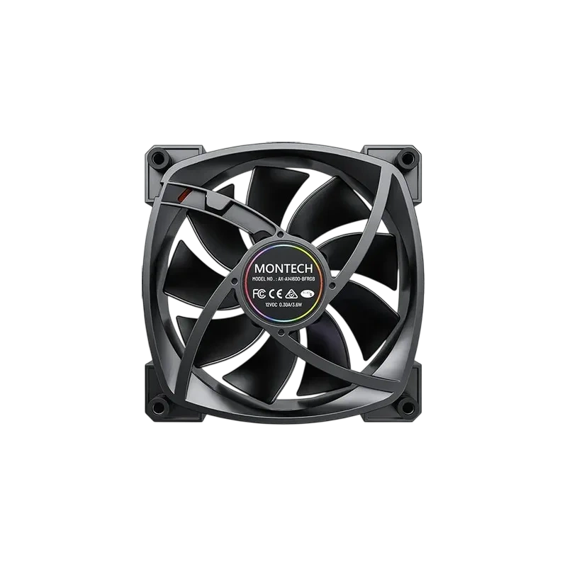 Вентилятор для корпуса Montech RX140 Reverse ARGB Black (RX140B) PWM