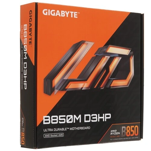 Материнская плата Gigabyte B850M D3HP документация, задняя планка