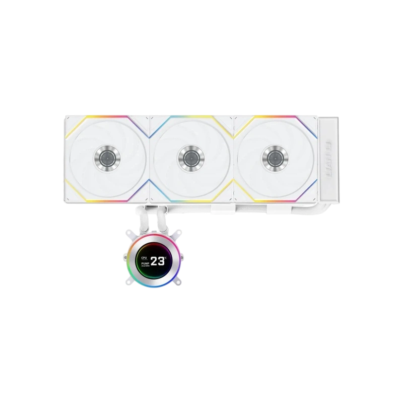Система жидкостного охлаждения для процессора Lian Li HydroShift II LCD-C 360TL GHS2LCD36TW ARGB White (G89.GHS2LCD36TW.R0)