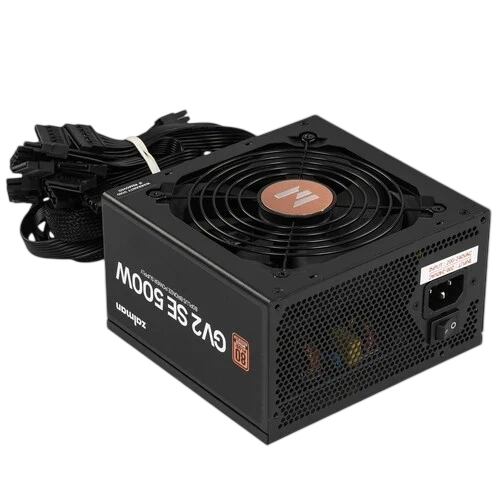 Блок питания Zalman 500W (ZM500-GV2SE) документация, комплект крепежа