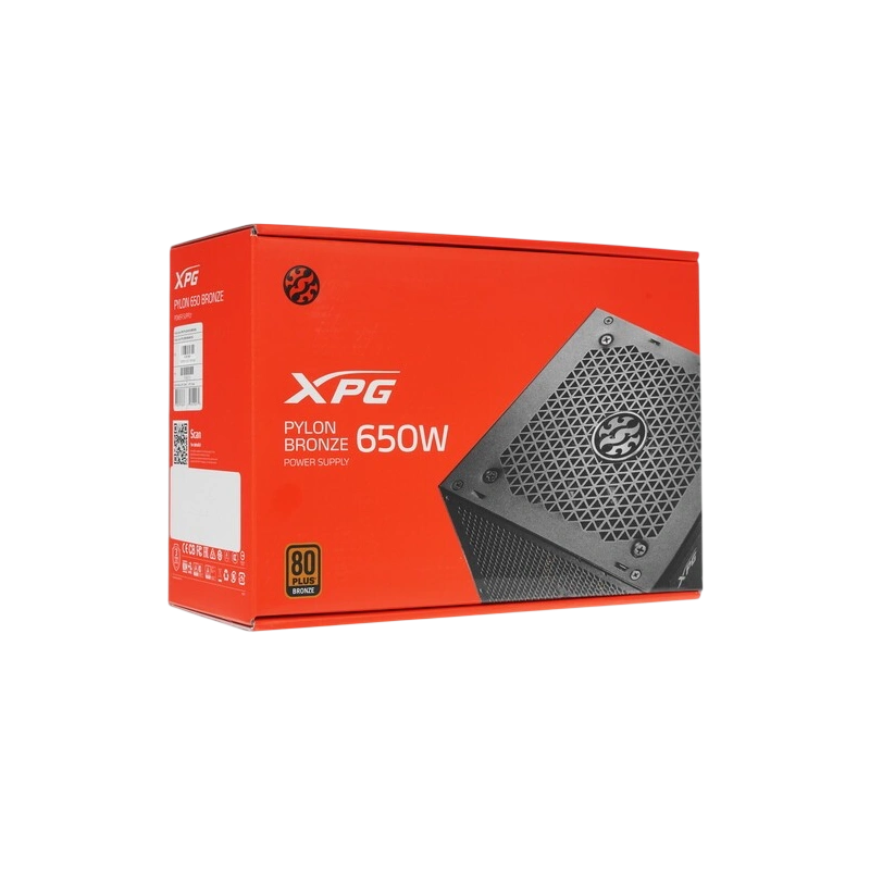 Блок питания ADATA XPG 650W PYLON (PYLON650B-BKCEU) документация, комплект крепежа