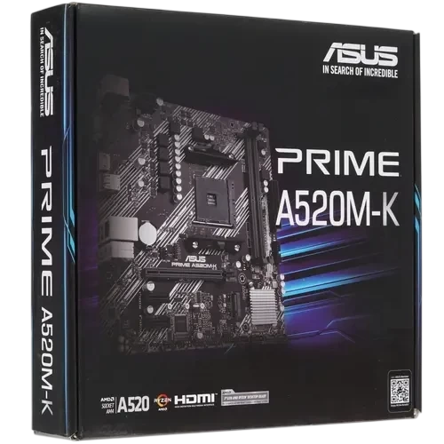 Материнская плата ASUS PRIME A520M-K