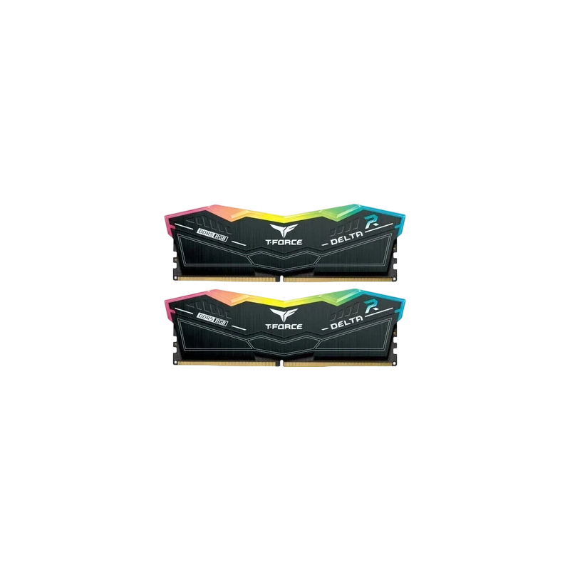 Оперативная память 64 Gb 6400 MHz Team Group T-FORCE DELTA RGB Black (FF3D564G6400HC40BDC01)