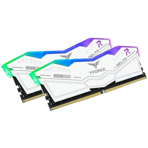 Оперативная память 32 Gb 7600 MHz Team Group T-FORCE DELTA RGB White (FF4D532G7600HC36DDC01)