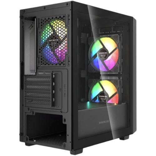 Компьютерный корпус Powercase Mistral SM04 TG ARGB Black (CMMSM04B-A3)