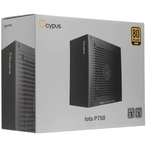 Блок питания Ocypus 750W Iota P750 (Iota-P750-G1FFBK024X-EU) 16 Pin (PCIe 5.0 Connector Cable Details)
