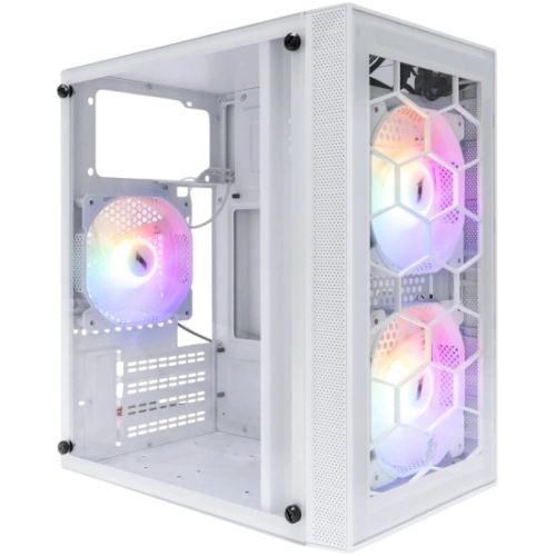 Компьютерный корпус 1STPLAYER FIREBASE X1 LED White (X1-WH-3F1-W)