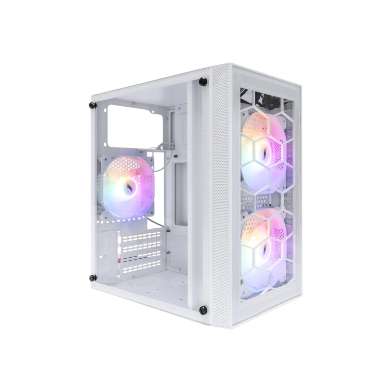 Компьютерный корпус 1STPLAYER FIREBASE X1 LED White (X1-WH-3F1-W)