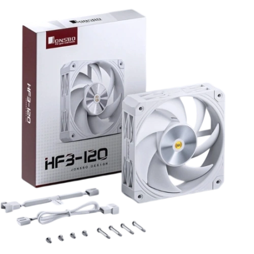 Вентилятор для корпуса JONSBO HF3-120W White