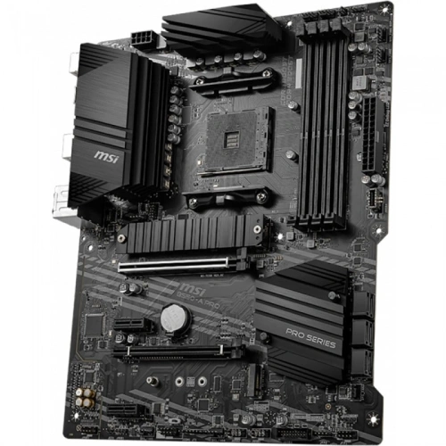 Материнская плата MSI B550-A PRO 2 x кабель SATA, диск с ПО, документация, задняя планка