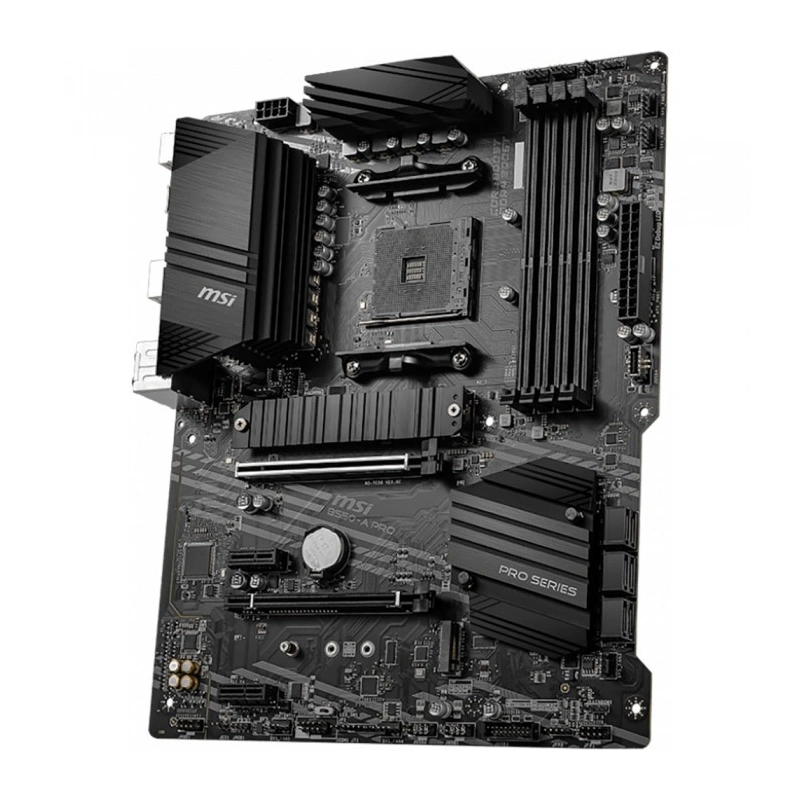 Материнская плата MSI B550-A PRO 2 x кабель SATA, диск с ПО, документация, задняя планка