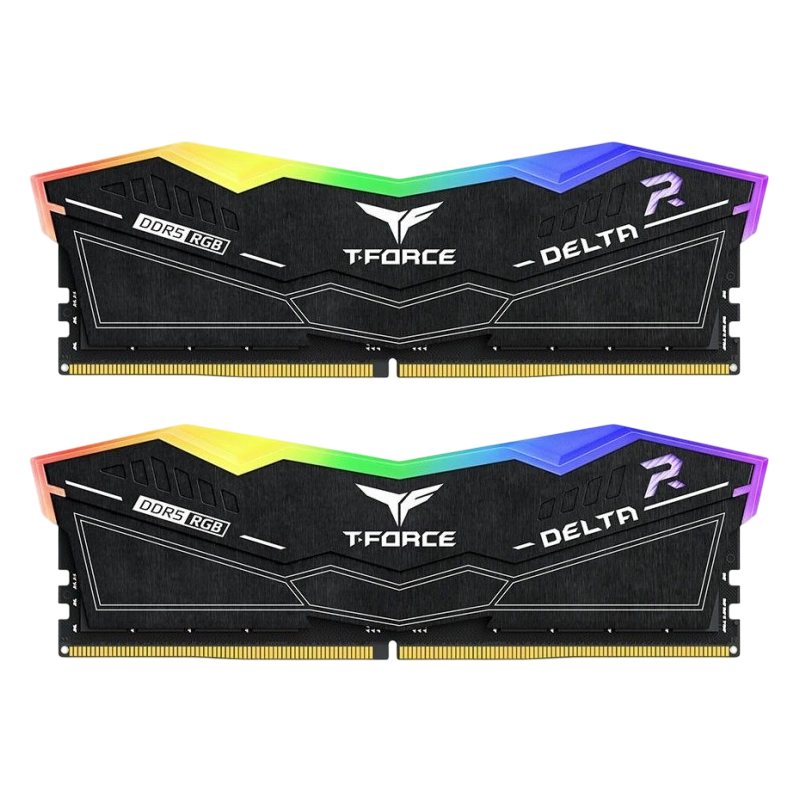 Оперативная память 32 Gb 6000 MHz Team Group T-FORCE DELTA RGB Black (FF3D532G6000HC28ADC01)
