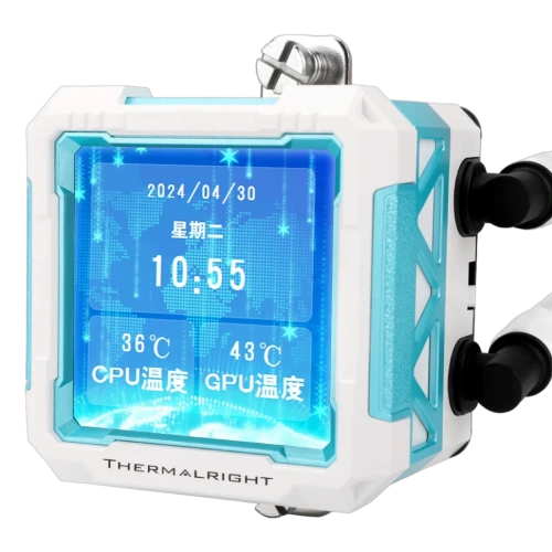 Система жидкостного охлаждения для процессора Thermalright Frozen Warframe Pro 360 ARGB White (TRFWP360AW)