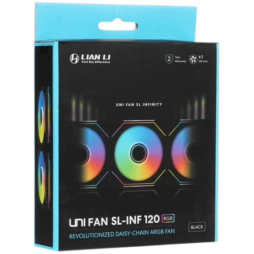 Вентилятор для корпуса Lian Li UNI FAN SL-INF 120 ARGB Black (G99.12SLIN1B.R0)