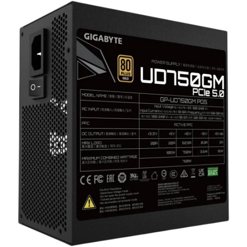 Блок питания Gigabyte 750W (GP-UD750GM PG5 V2)
