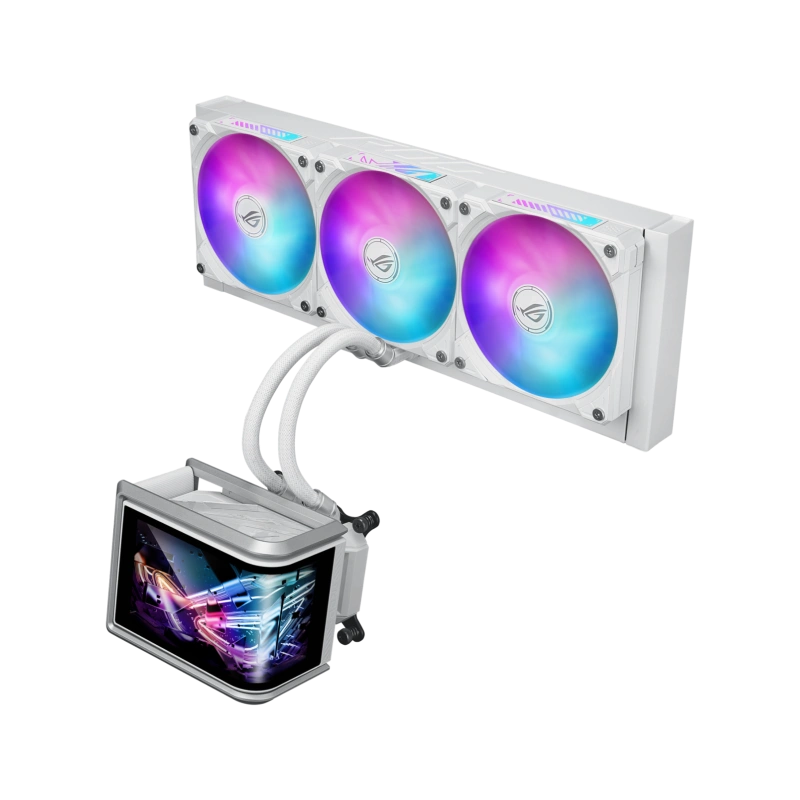 Система жидкостного охлаждения для процессора ASUS ROG RYUO IV SLC 360 ARGB White (90RC0152-B0EAY0)